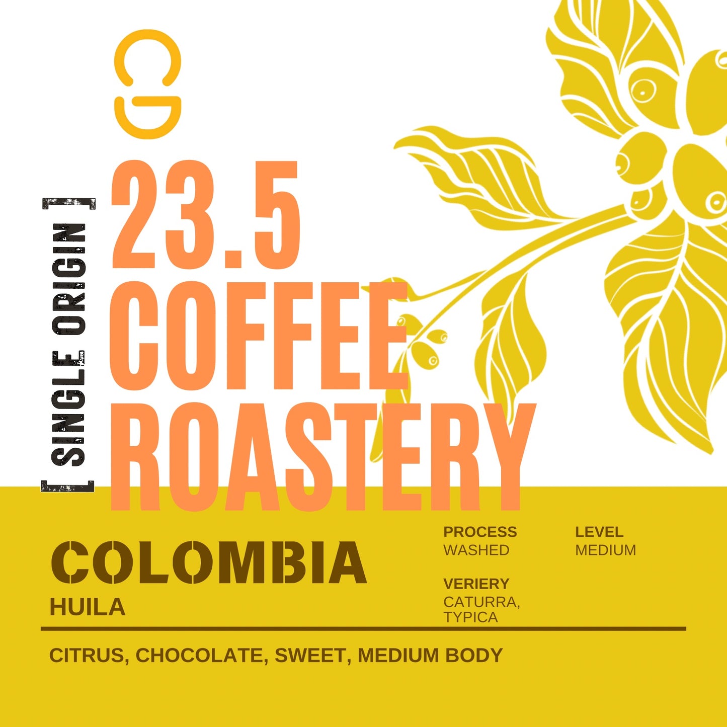 Colombia Huila - Washed Processed